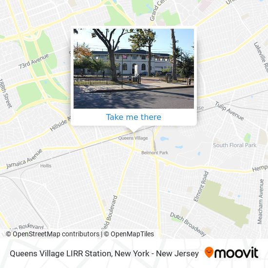 Queens Village LIRR Station map