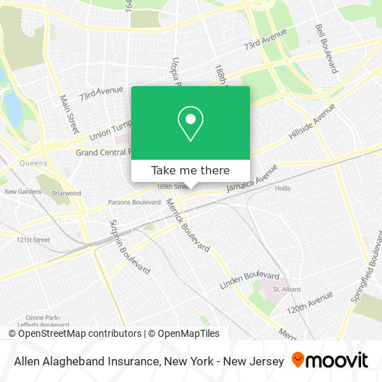 Allen Alagheband Insurance map