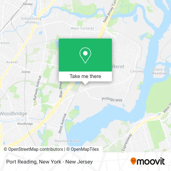 Port Reading Nj Map How To Get To Port Reading In Woodbridge, Nj By Bus, Train Or Subway?