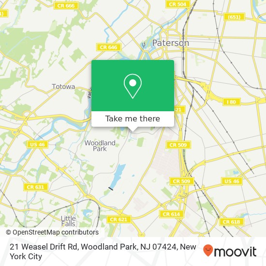 21 Weasel Drift Rd, Woodland Park, NJ 07424 map