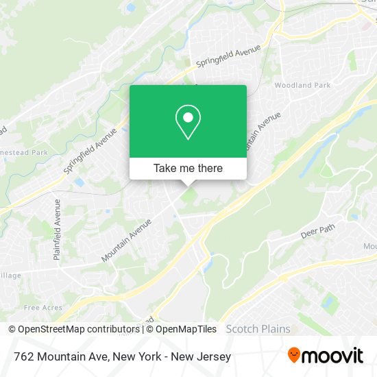 762 Mountain Ave map