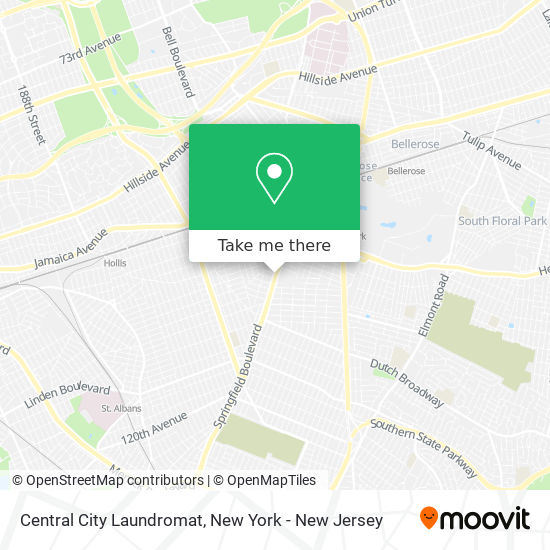 Mapa de Central City Laundromat