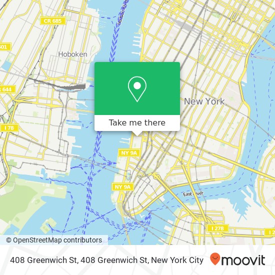 408 Greenwich St, 408 Greenwich St map