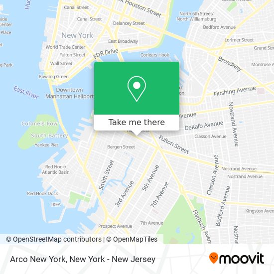 Mapa de Arco New York