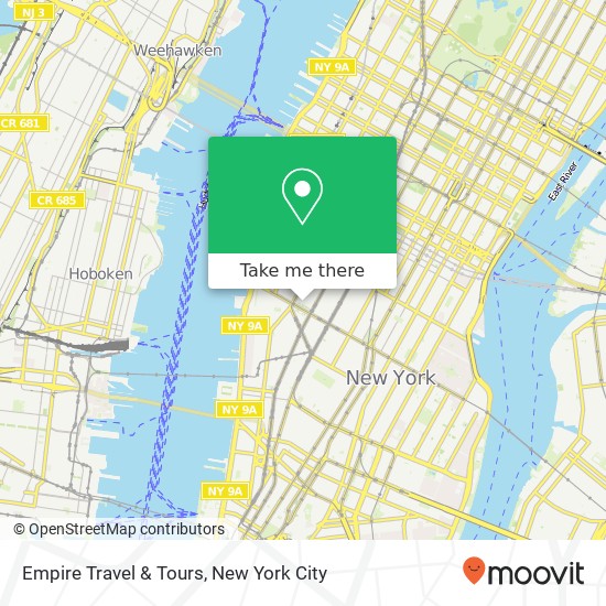 Empire Travel & Tours map