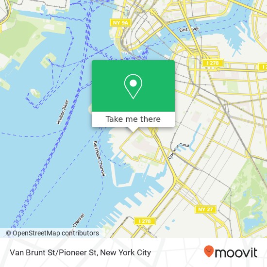 Mapa de Van Brunt St/Pioneer St