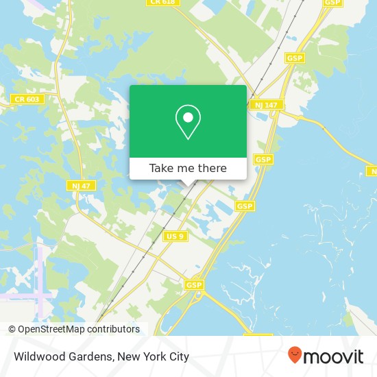 Mapa de Wildwood Gardens