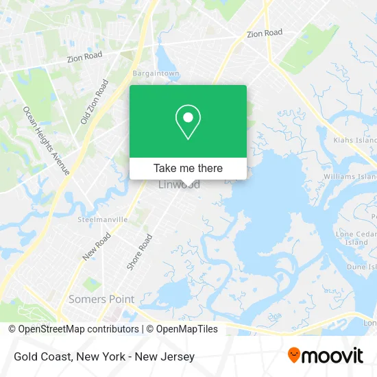 Gold Coast map