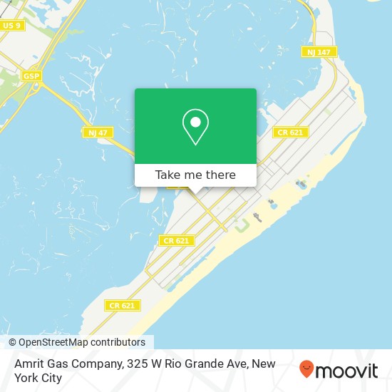 Mapa de Amrit Gas Company, 325 W Rio Grande Ave