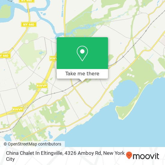 China Chalet In Eltingville, 4326 Amboy Rd map