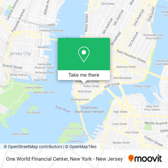 One World Financial Center map