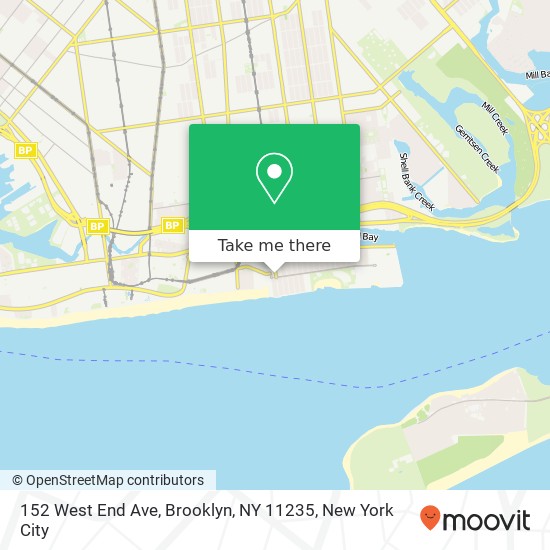 152 West End Ave, Brooklyn, NY 11235 map