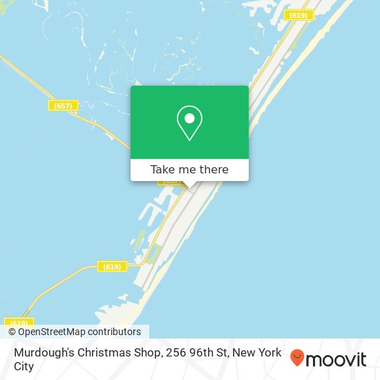 Murdough's Christmas Shop, 256 96th St map