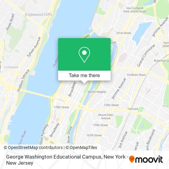 George Washington Educational Campus map
