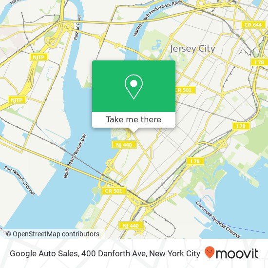 Mapa de Google Auto Sales, 400 Danforth Ave