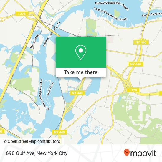 Mapa de 690 Gulf Ave