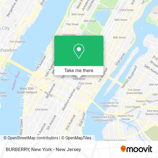 BURBERRY map
