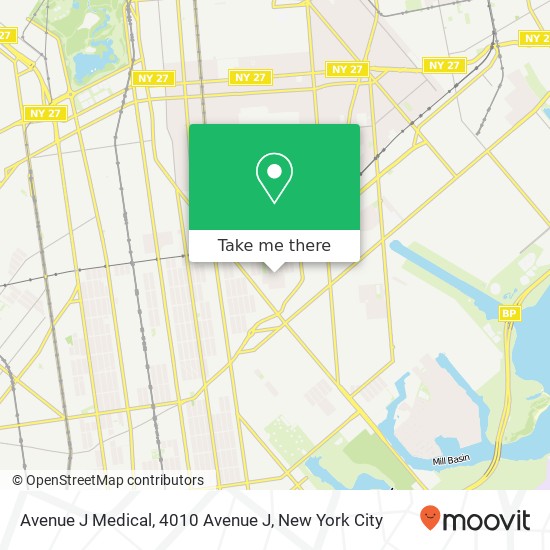 Avenue J Medical, 4010 Avenue J map