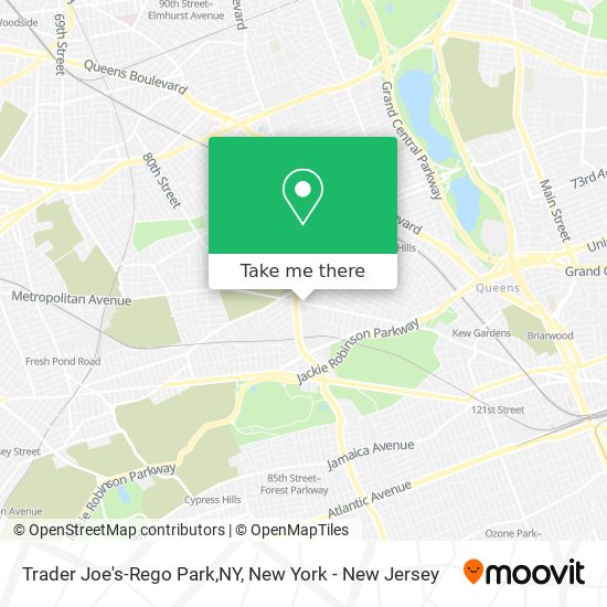 Mapa de Trader Joe's-Rego Park,NY