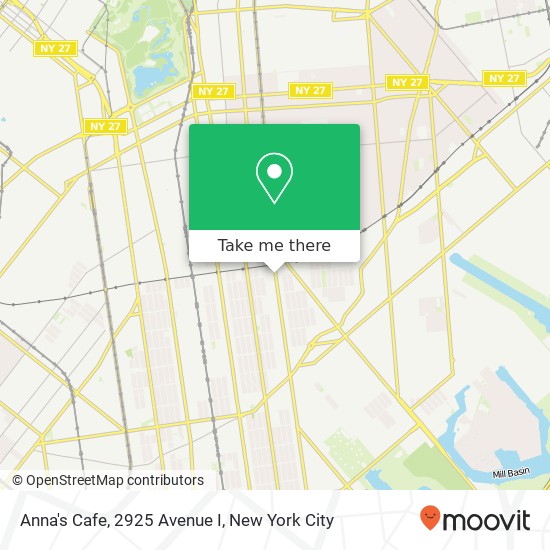 Mapa de Anna's Cafe, 2925 Avenue I