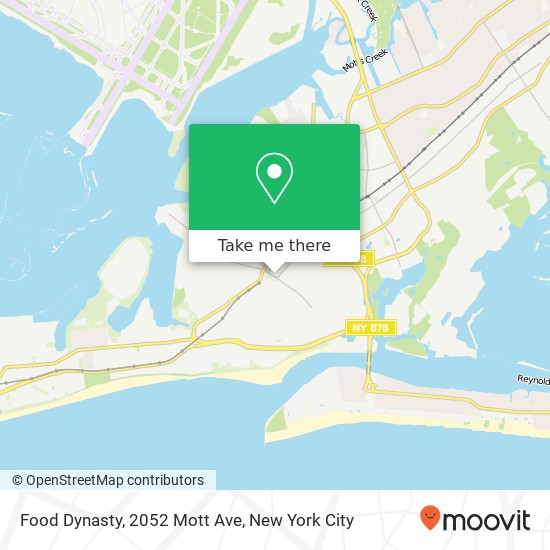 Mapa de Food Dynasty, 2052 Mott Ave