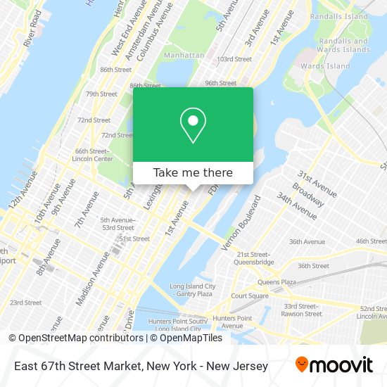 East 67th Street Market map