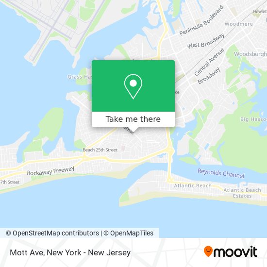 Mott Ave map