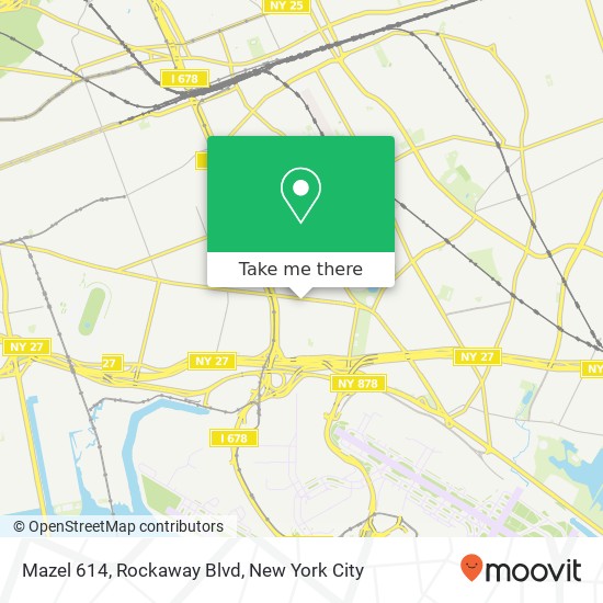 Mapa de Mazel 614, Rockaway Blvd