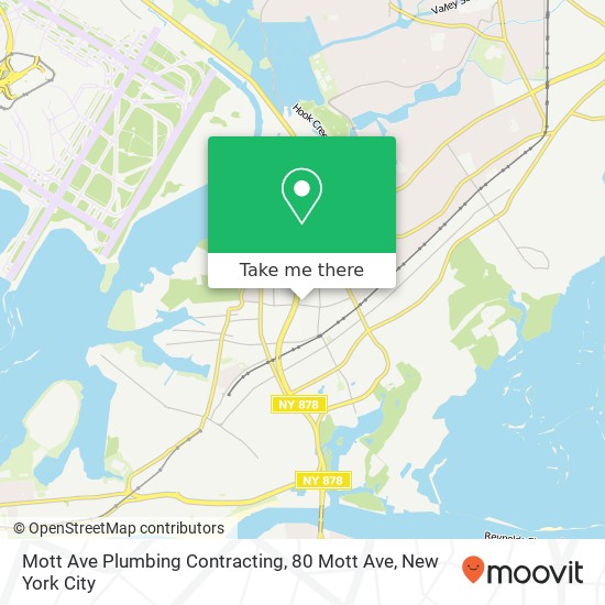 Mott Ave Plumbing Contracting, 80 Mott Ave map