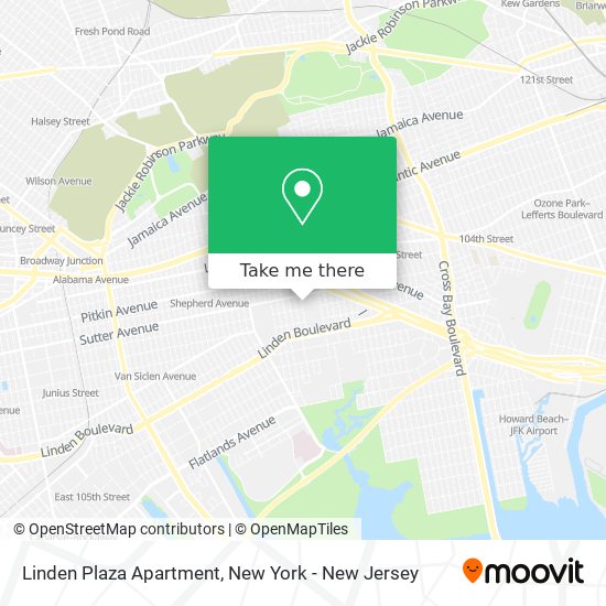Mapa de Linden Plaza Apartment