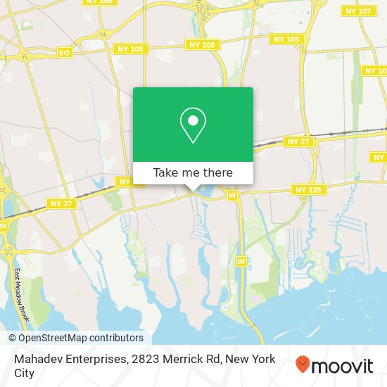 Mahadev Enterprises, 2823 Merrick Rd map