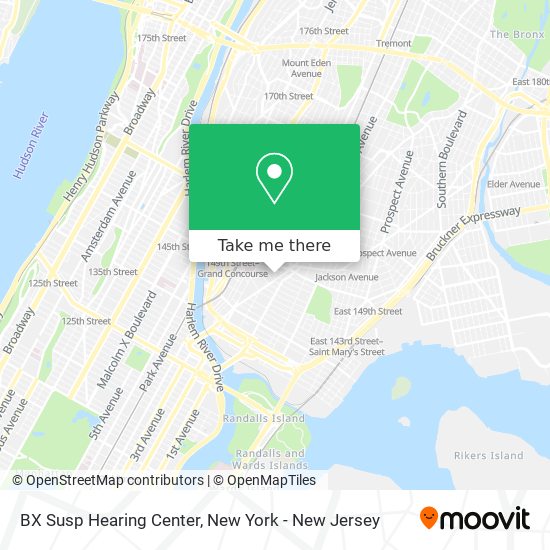 BX Susp Hearing Center map