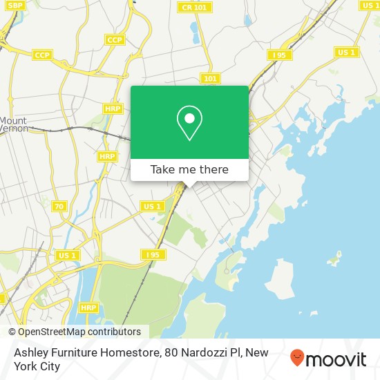 Mapa de Ashley Furniture Homestore, 80 Nardozzi Pl