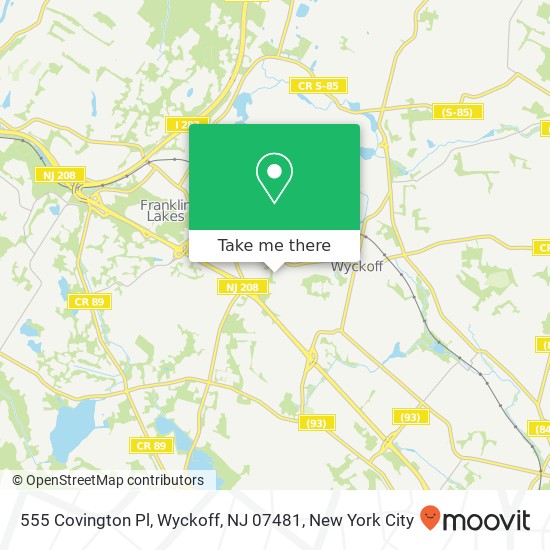 555 Covington Pl, Wyckoff, NJ 07481 map