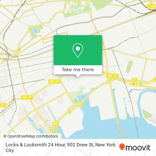 Mapa de Locks & Locksmith 24 Hour, 902 Drew St