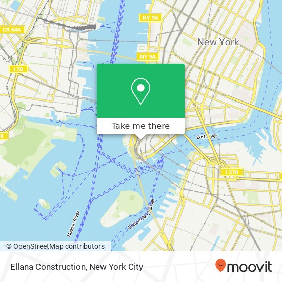 Ellana Construction map