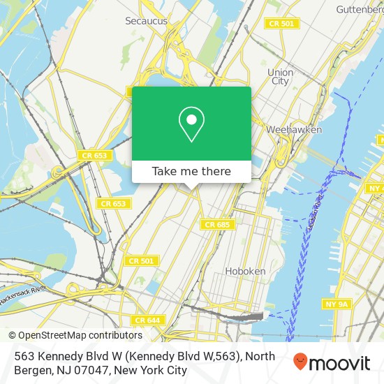 563 Kennedy Blvd W (Kennedy Blvd W,563), North Bergen, NJ 07047 map
