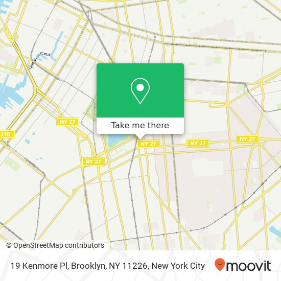 19 Kenmore Pl, Brooklyn, NY 11226 map