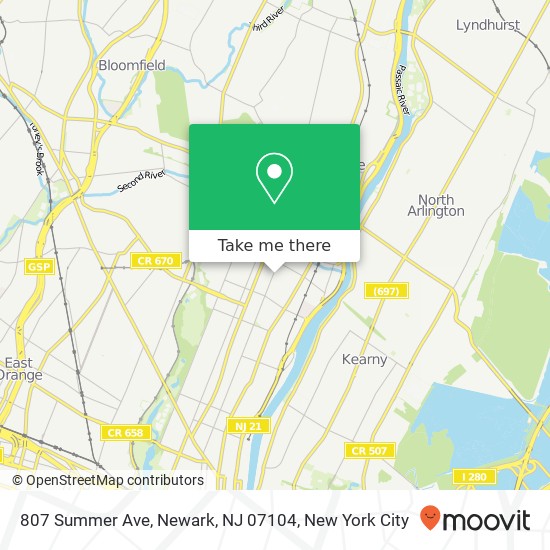 807 Summer Ave, Newark, NJ 07104 map