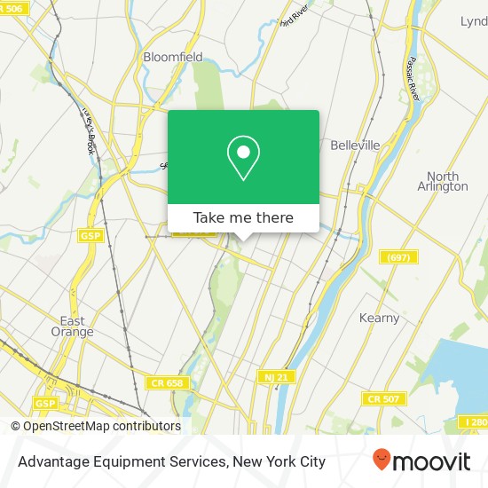 Advantage Equipment Services map