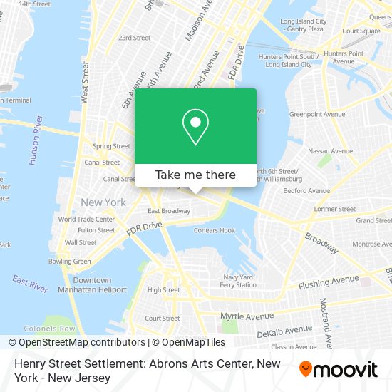 Mapa de Henry Street Settlement: Abrons Arts Center