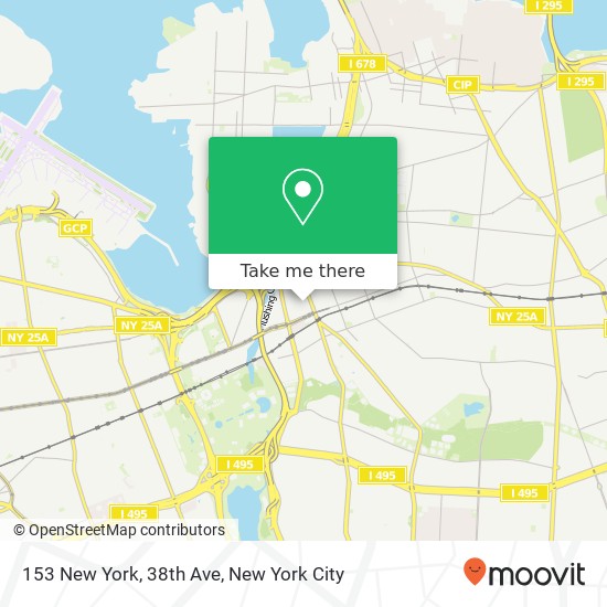 Mapa de 153 New York, 38th Ave