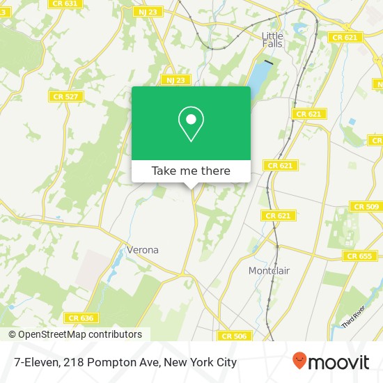 Mapa de 7-Eleven, 218 Pompton Ave