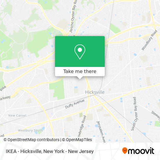 IKEA - Hicksville map