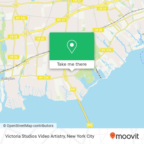 Victoria Studios Video Artistry map