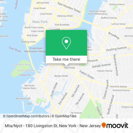 Mta/Nyct - 180 Livingston St map