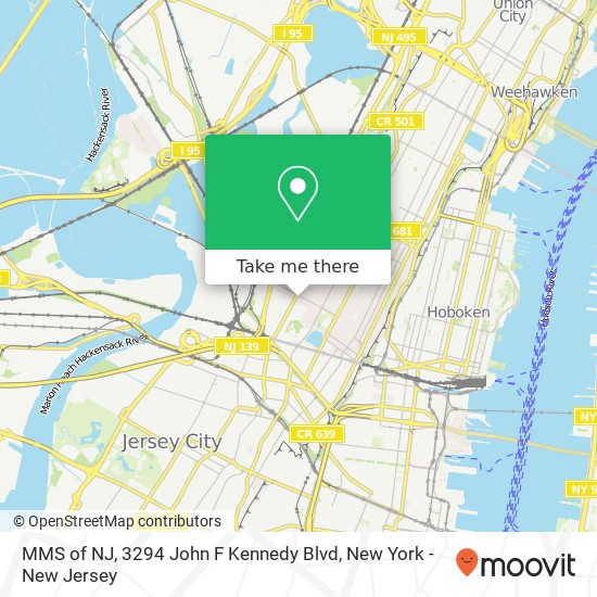 MMS of NJ, 3294 John F Kennedy Blvd map