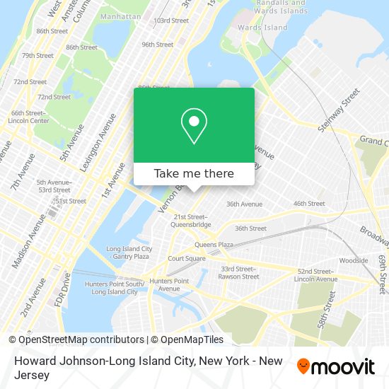 Howard Johnson-Long Island City map