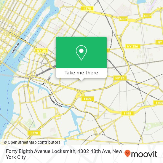 Mapa de Forty Eighth Avenue Locksmith, 4302 48th Ave