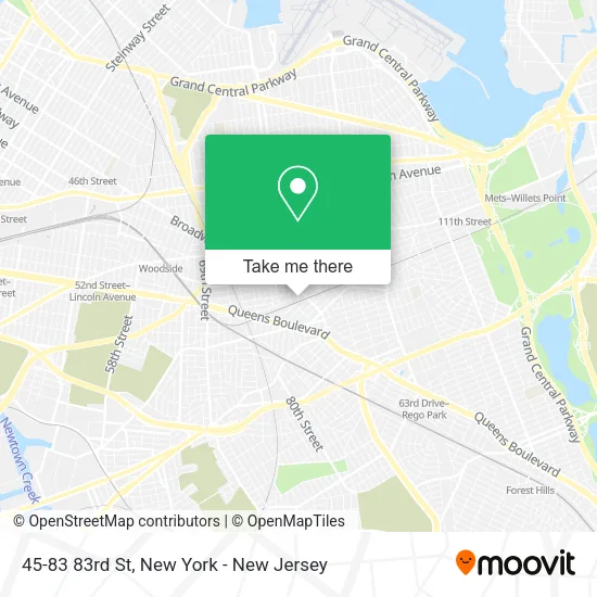 45-83 83rd St map